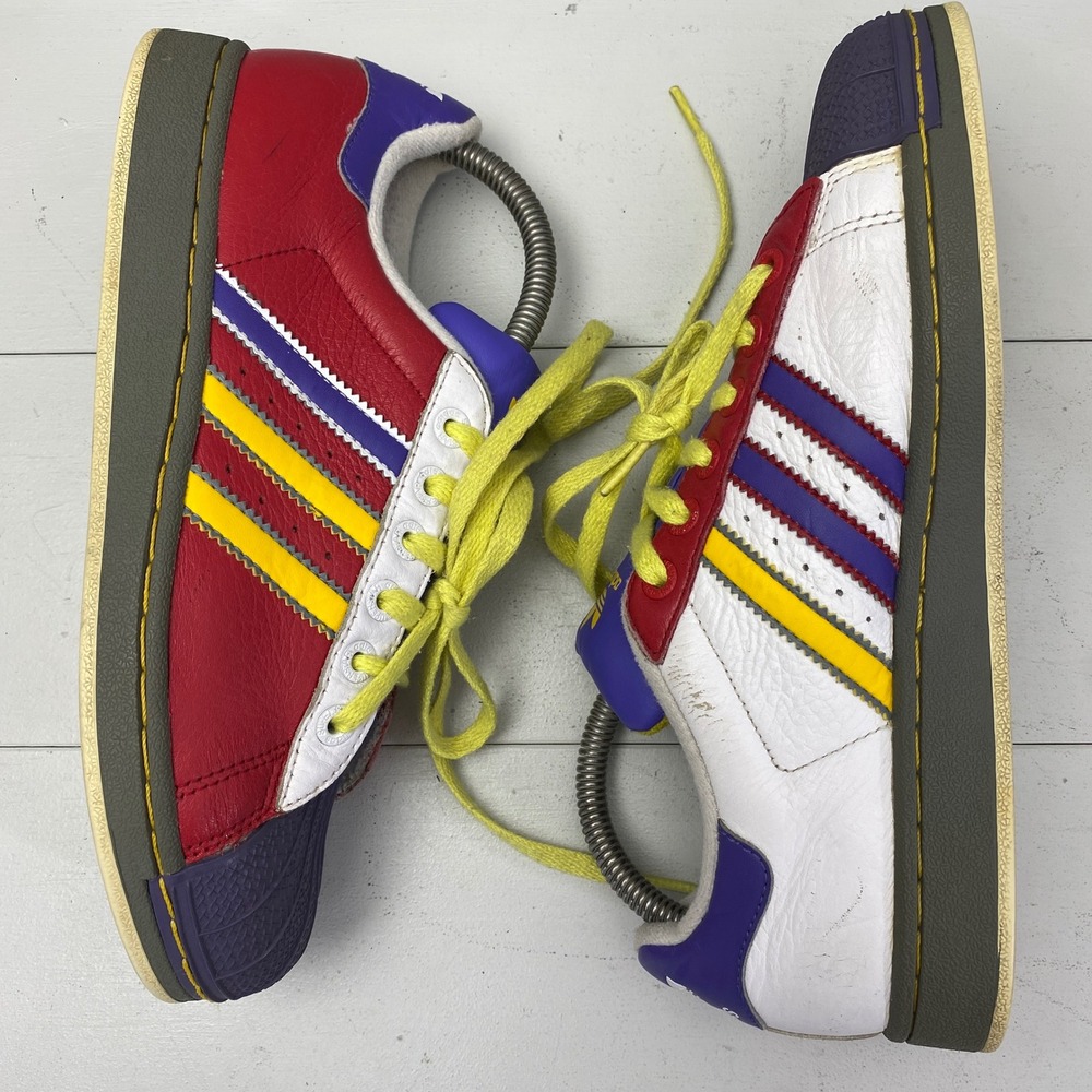 Adidas Originals Superstar 2 multi-Color Leather Sneakers Unisex Men US 6 915139